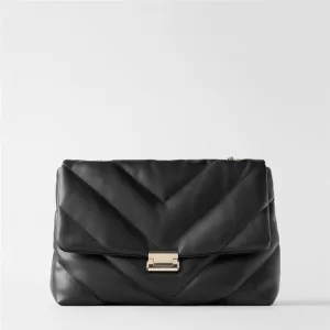 Women'S Bag White Oversized Quilted One-Shoulder Messenger Bag Female Simple All-Match Chain Bag