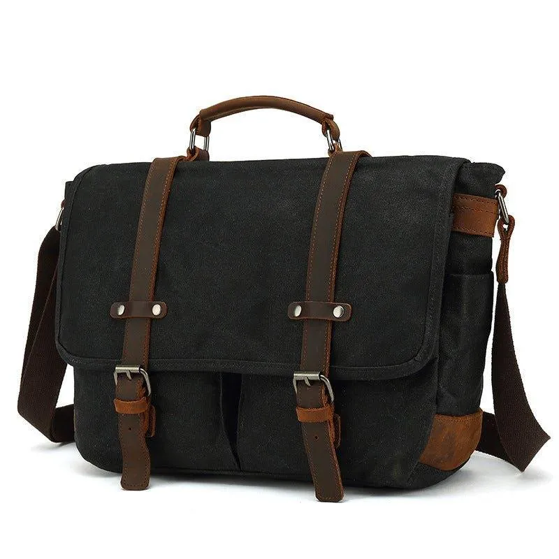 Woosir Canvas Camera Briefcase Bag