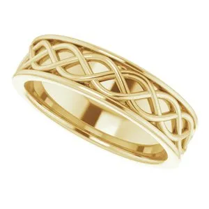 Woven-Design Band 51846 - 6 mm