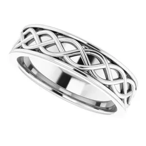 Woven-Design Band 51846 - 6 mm