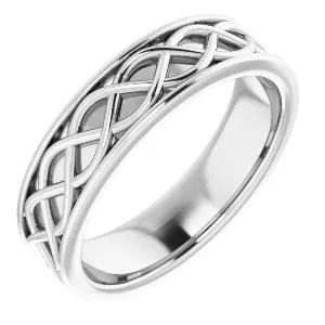 Woven-Design Band 51846 - 6 mm