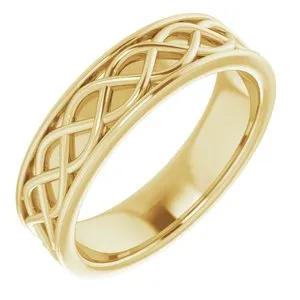 Woven-Design Band 51846 - 6 mm
