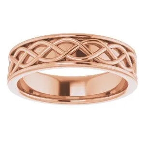 Woven-Design Band 51846 - 6 mm