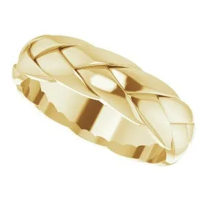 Woven-Design Band 51979 - 6 mm