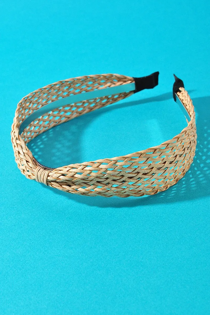 Woven Rattan Style Headband
