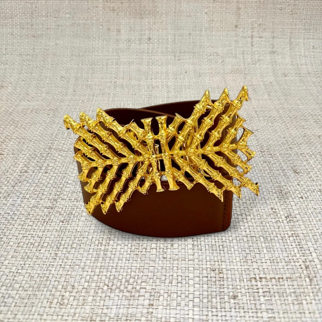 XX Bamboo Belt Buckle by Garland Bags