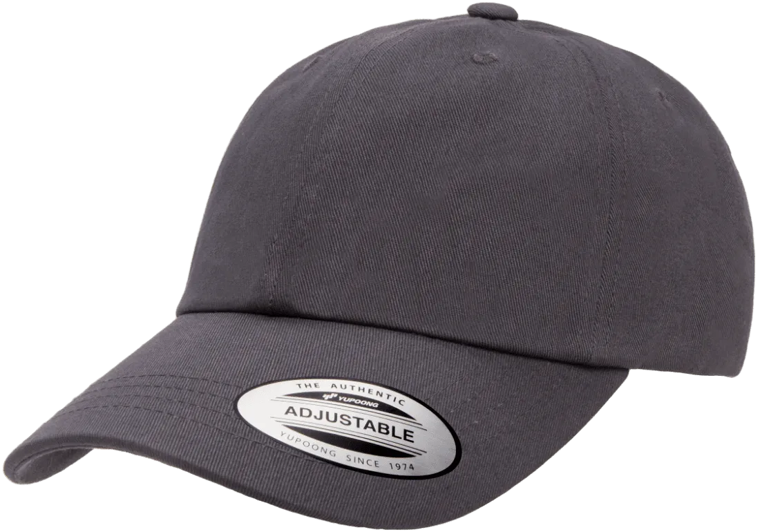 YP Classics Adjustable Dad Cap Charcoal