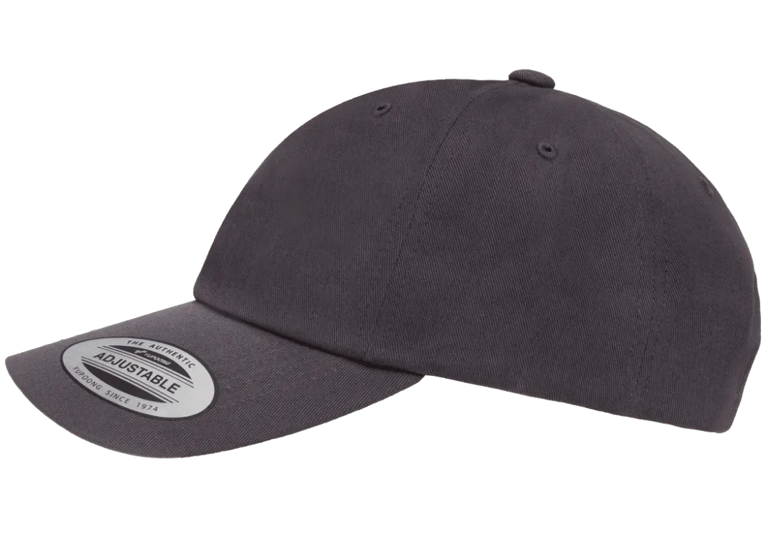 YP Classics Adjustable Dad Cap Charcoal