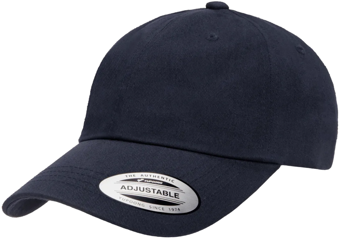 YP Classics Adjustable Dad Cap Navy Blue