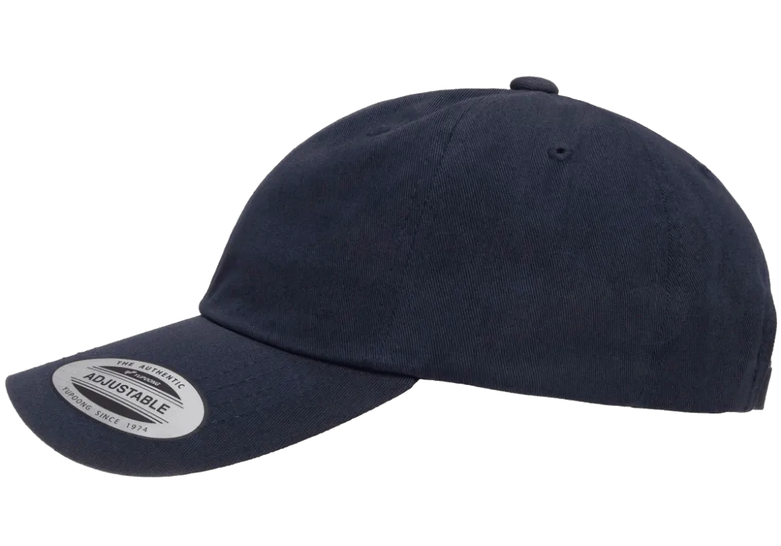 YP Classics Adjustable Dad Cap Navy Blue