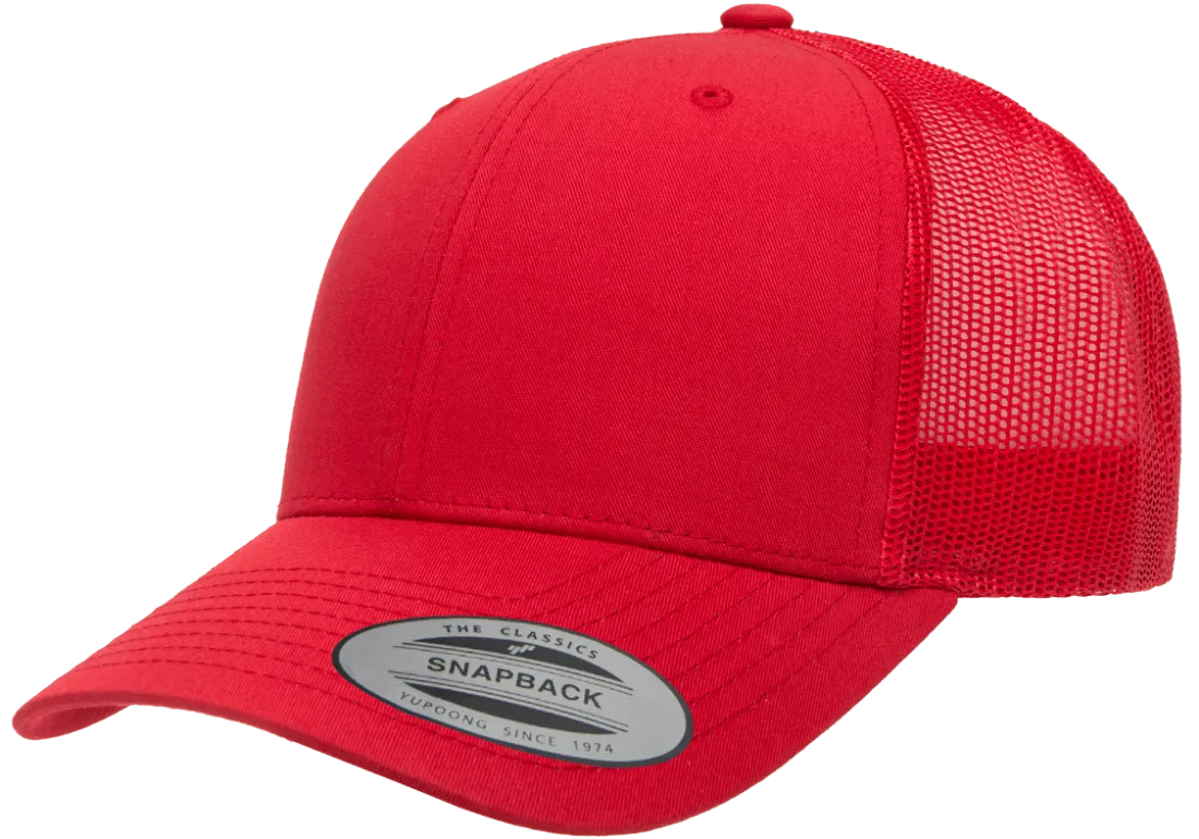YP Classics Mesh Back Trucker Cap Red