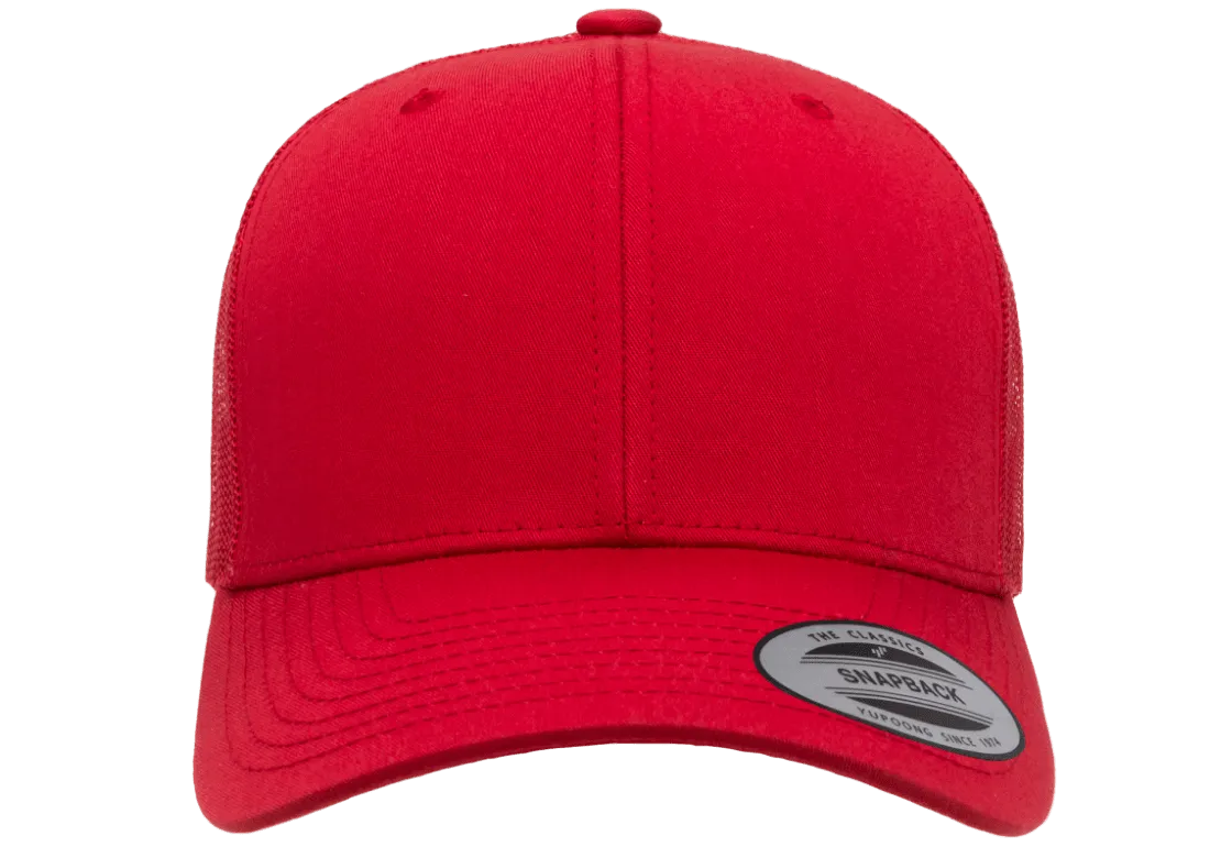 YP Classics Mesh Back Trucker Cap Red