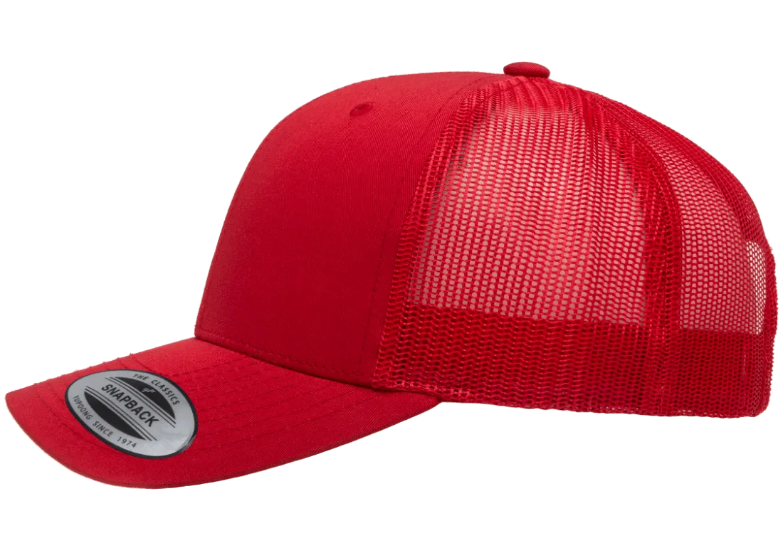 YP Classics Mesh Back Trucker Cap Red