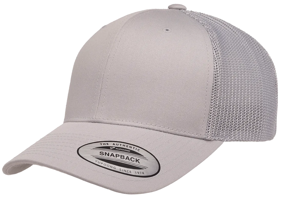 YP Classics Mesh Back Trucker Cap Silver
