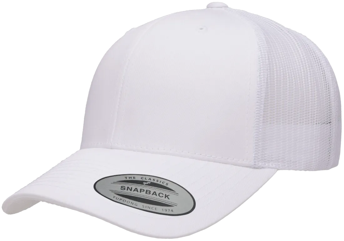 YP Classics Mesh Back Trucker Cap White