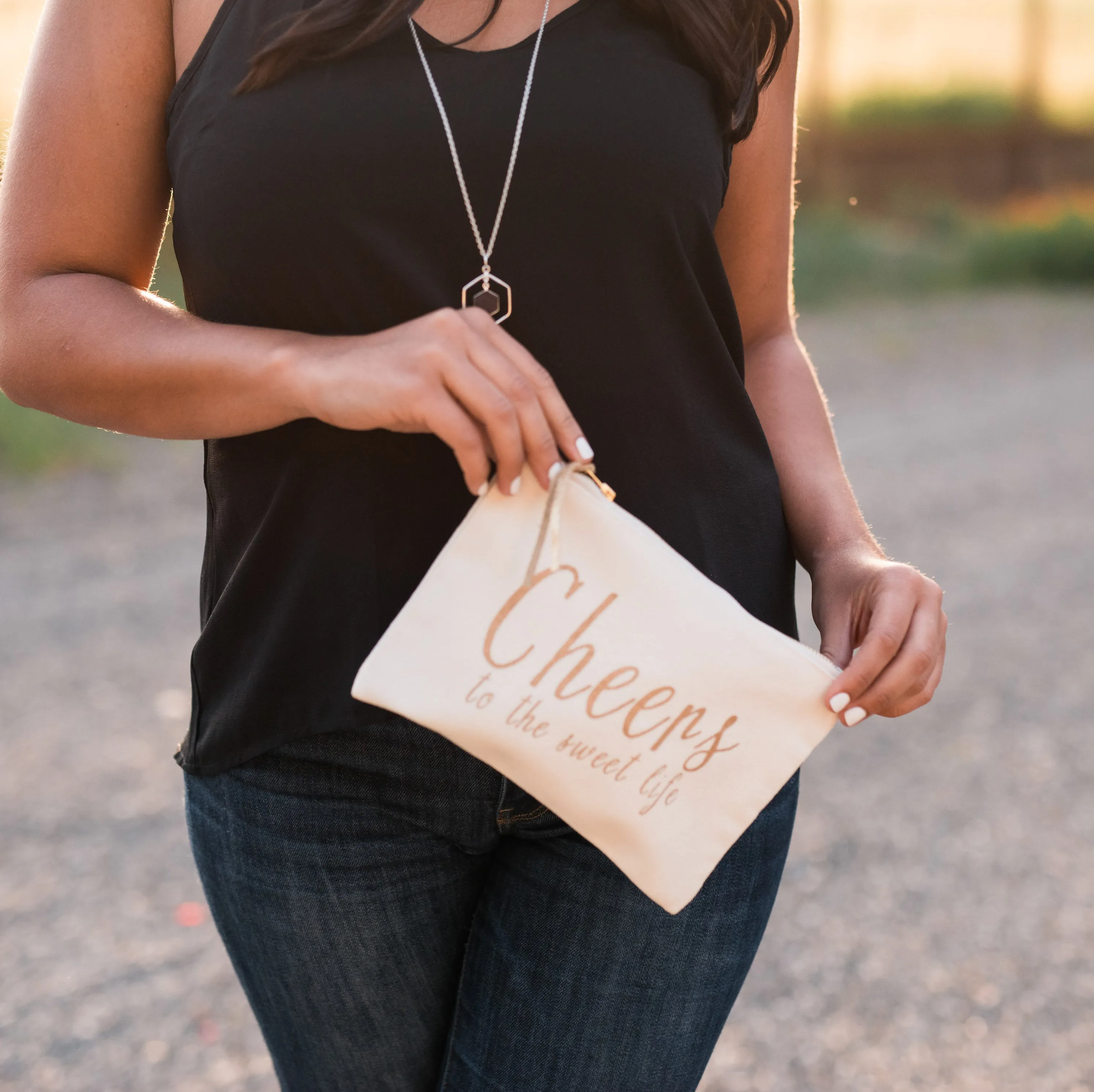 Zipper Pouch - Cheers to The Sweet Life