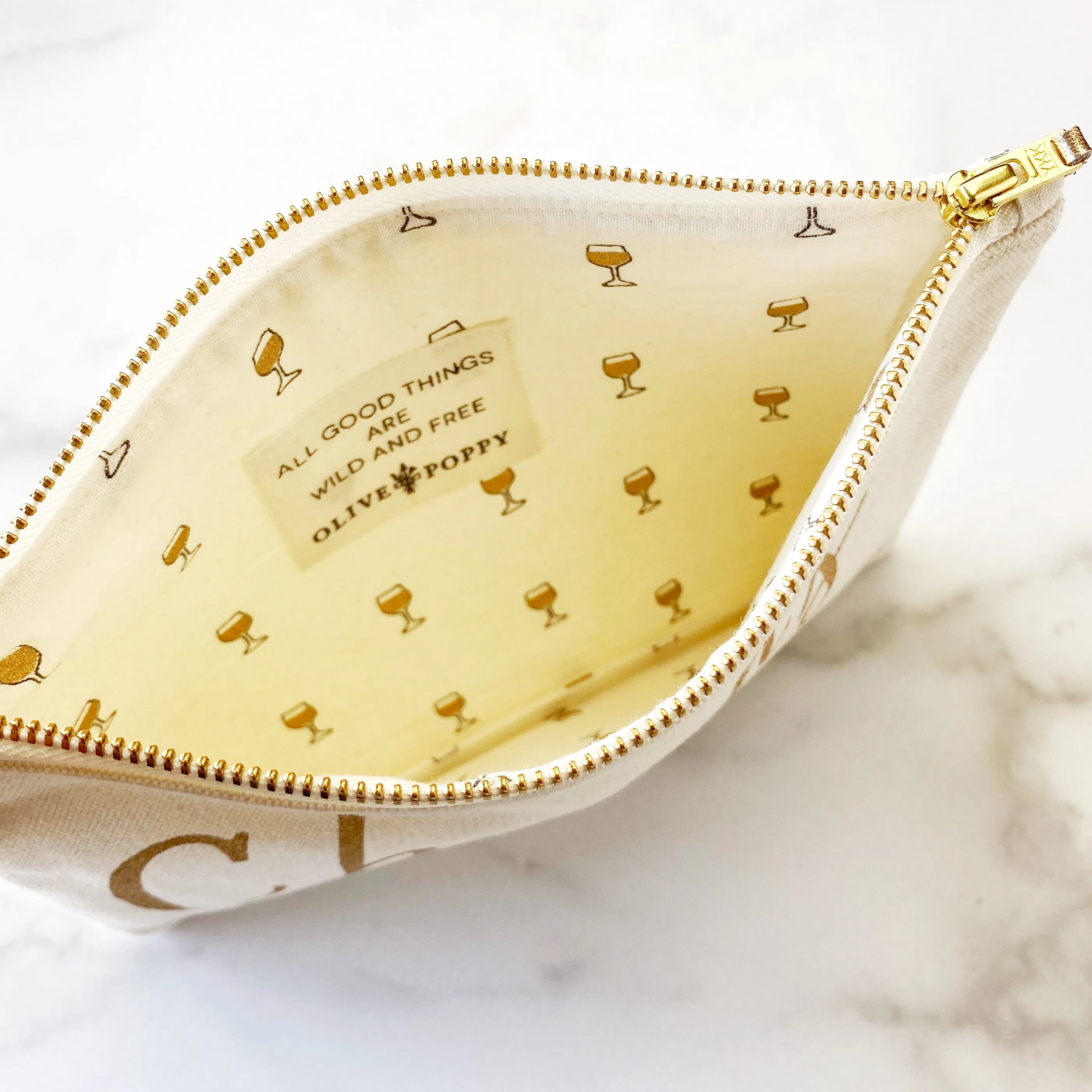 Zipper Pouch - Cheers to The Sweet Life